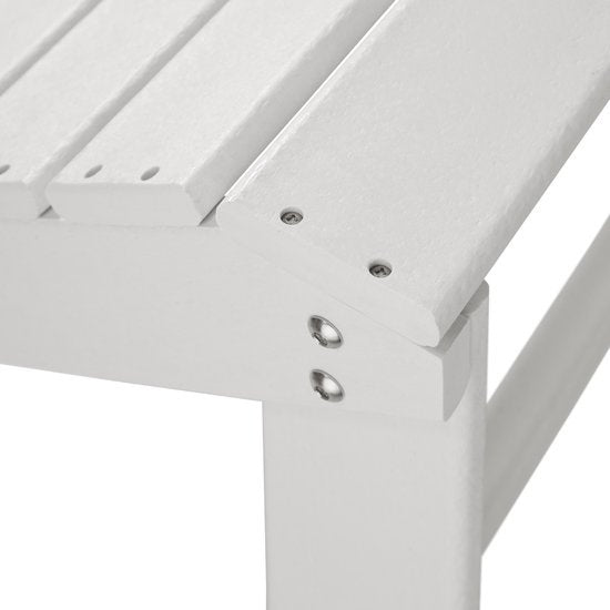 tectake - Fußhocker Lyn weiß- Fußhocker in Holzoptik - 404510