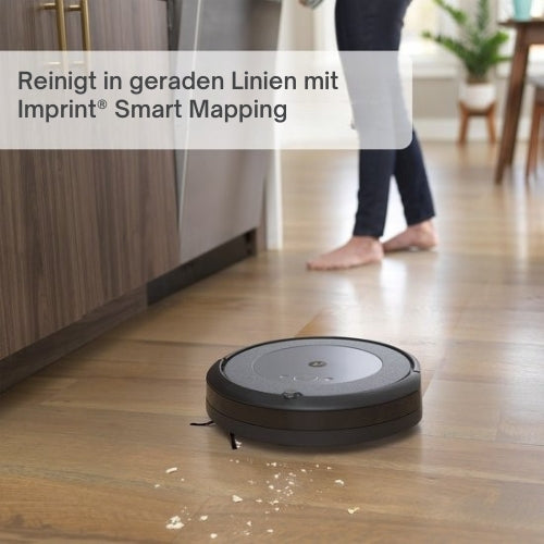 iRobot - Roomba Combo® i5 - Staubsaugerroboter mit Wischfunktion - Mit Ladestation - Ideal für Haustiere - i5176 - grau