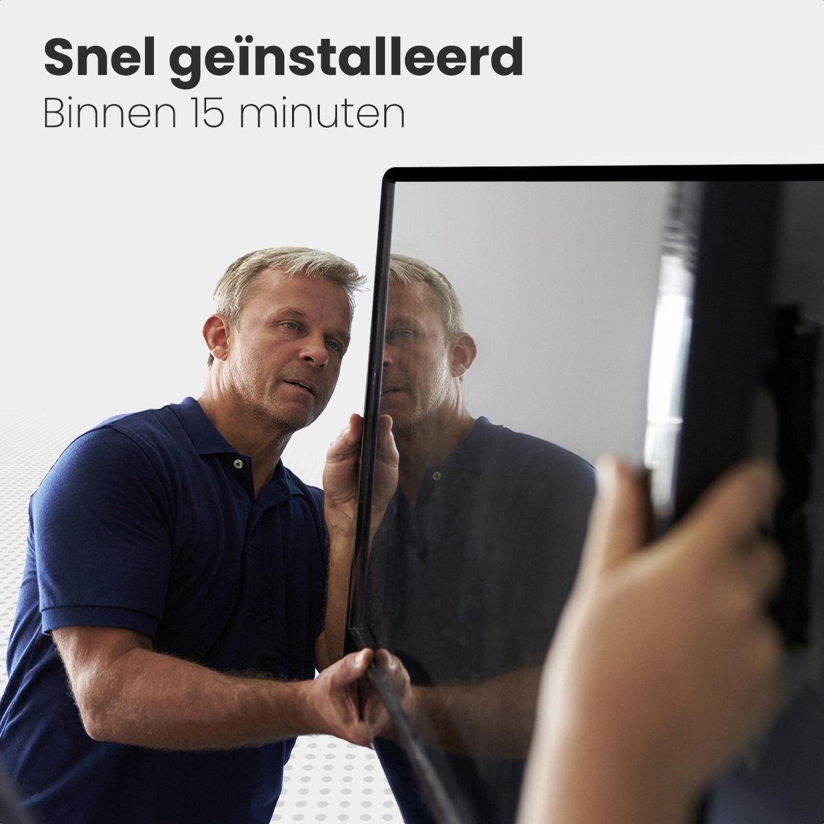 Auronic TV-Halterung - drehbar und neigbar - 13 bis 42 Zoll - bis zu 20 KG - Schwarz