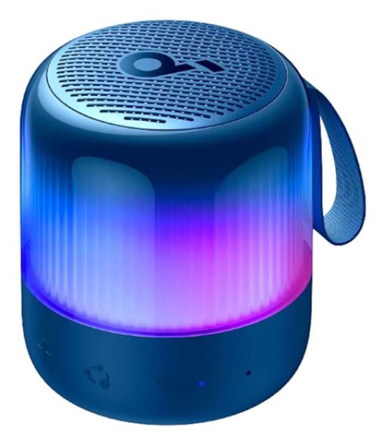 Soundcore Glow Mini Mono kabelloser Lautsprecher, blau, 8 W