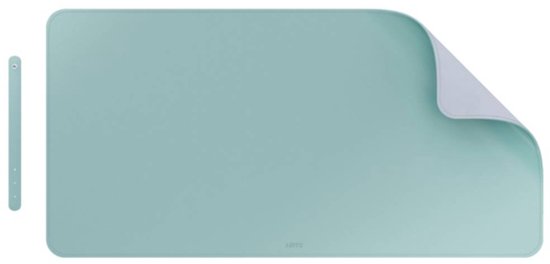 Leitz Große Schreibtischunterlage 80 × 40 cm – rutschfest – Schreibtischmatte – wasserdicht – für Tastatur und Maus – Mint