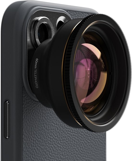 ShiftCam LensUltra 60mm Telephoto - Objektiv für Smartphone - Mobile Fotografie - Leistungsstarke Zoomfunktionen - Optischer Zoom