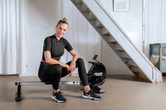 VirtuFit Stroker 100i Rudergerät - Rudergerät - Rudergerät für zu Hause - zusammenklappbar - Rudertrainer - 16 Widerstandsstufen