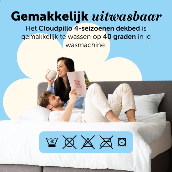 Cloudpillo 4 Season Duvet - 3D Air Mesh - 140x200 cm - 30 Tage Probeschlafen - Single Duvet - Sommer & Winter Duvet