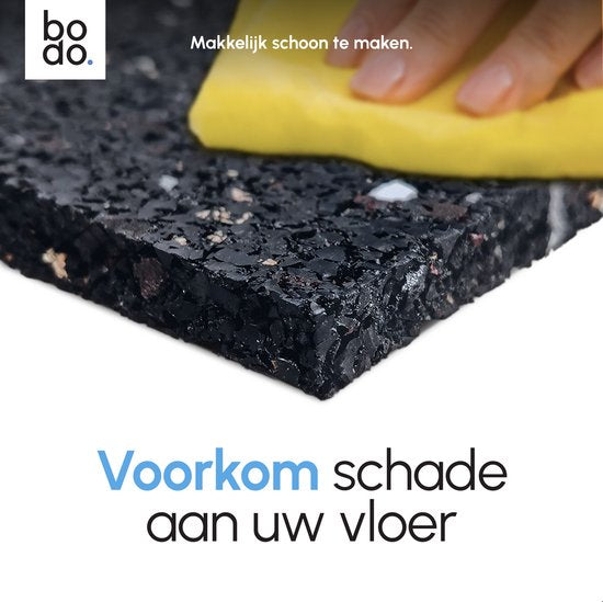 Bodo® Anti-Vibrationsmatte Waschmaschine und Trockner - 60x60x1,2cm