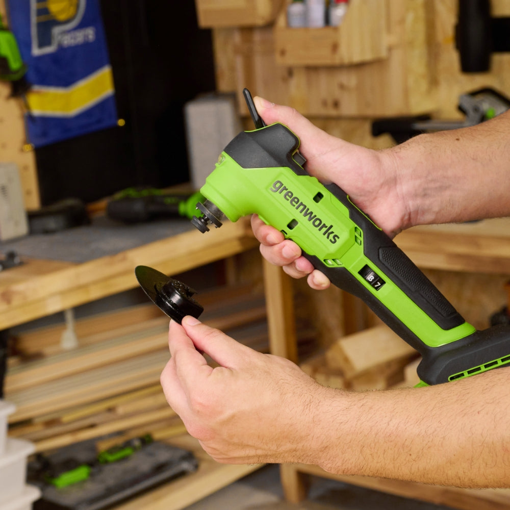 Greenworks MT332 24-V-Akku-Rotationswerkzeug – ohne Akku und Ladegerät
