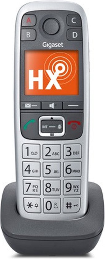 Gigaset E560HX - Einzel-DECT-Telefon - Schwarz