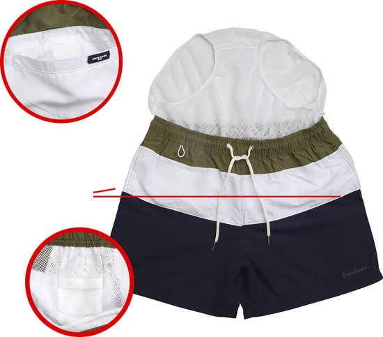 Pierre Cardin - Blocked Swim Short für Herren - Multi - Größe S