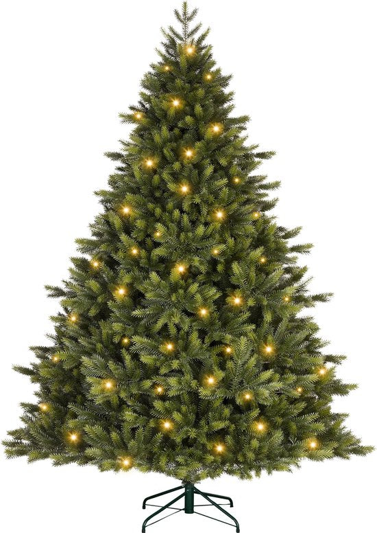 Black Box Trees Bedford Künstlicher Weihnachtsbaum mit LED-Lichtern - H185 x Ø110 cm - Grün