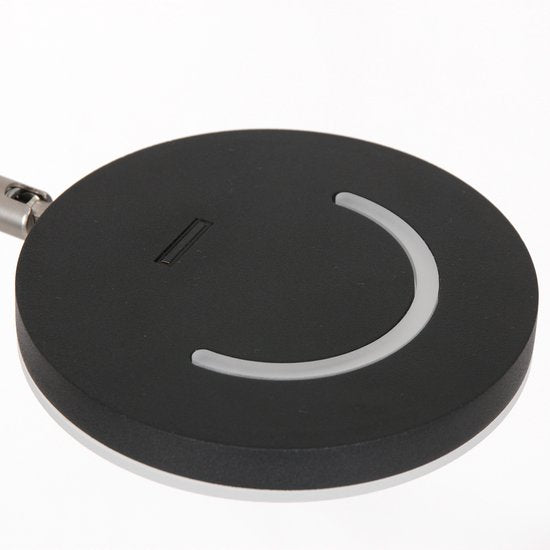 Steinhauer Stehleuchte Soleil - schwarz - Aluminium - 3515ZW