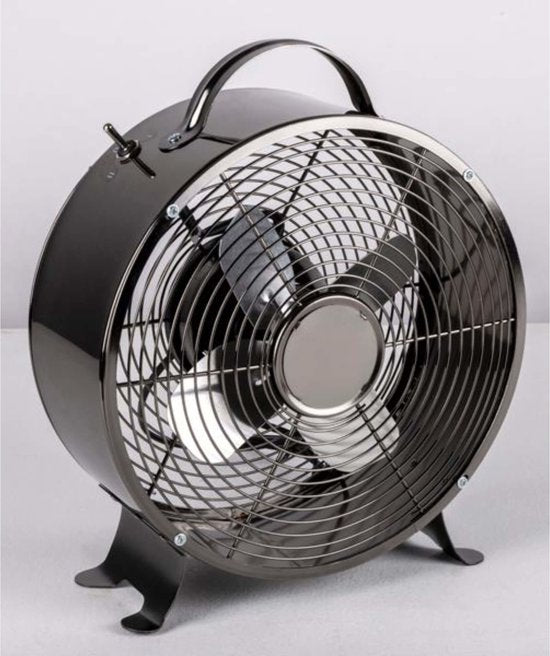 Lifetime Air Tischventilator - 230V - Tischventilator 20CM - 2 Geschwindigkeiten - Langlebiges Material - Kupfer