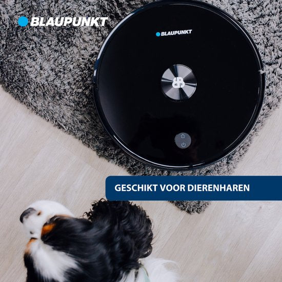 Blaupunkt Bluebot Comfort Plus - Staubsaugerroboter mit Wischfunktion - Leert sich automatisch - Lasernavigation