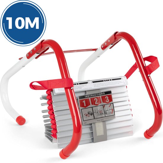 ALDORR Notfallleiter – Fluchtleiter – Feuerleiter – 10 Meter