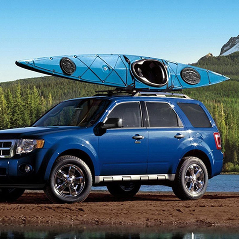 Coast 4 x Kajakträger Bootshalter Universal für Autodachträger, inklusive 4 Allzweckgurte