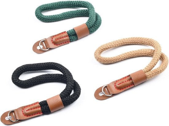 Garpex® Kamera-Handschlaufe - Kamera-Handgelenkschlaufe - Griffschlaufe - Kameragurt - Universal - Grün