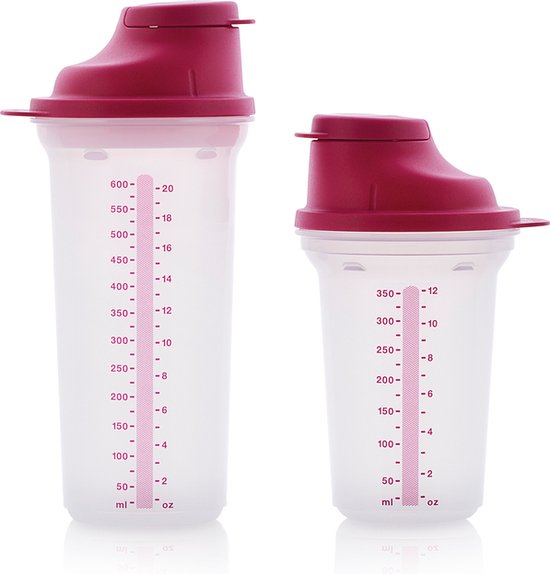 Tupperware Multifunktions-Shaker 600 ml – Mixbecher mit Messdeckel