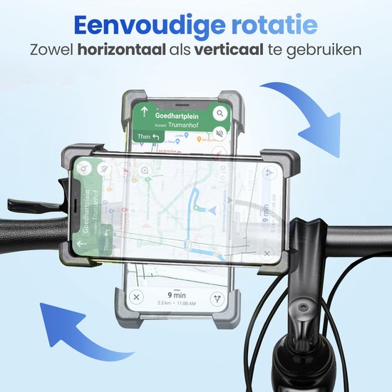 Garpex® Handyhalterung Fahrrad & Motorrad - 360° drehbar - stoßfest - universelle Smartphone-Halterung - Anti-Vibration - wasserfest