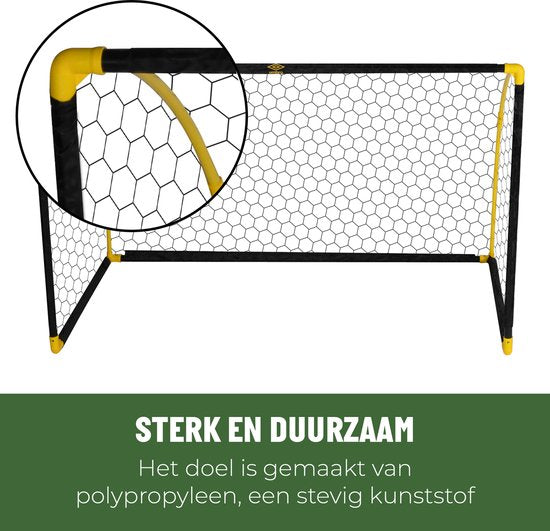Umbro Fußballtor - Faltbar - 180 x 91 x 120 CM - Für Kinder - Schwarz/Gelb