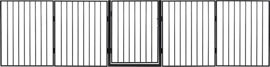 Metall-Ofengitter / Kaminzaun - 300 cm - Inkl.