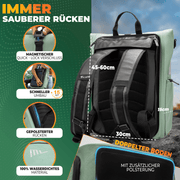 EVO Pannier Backpack 2-in-1 Wasserabweisend 25L Schwarz