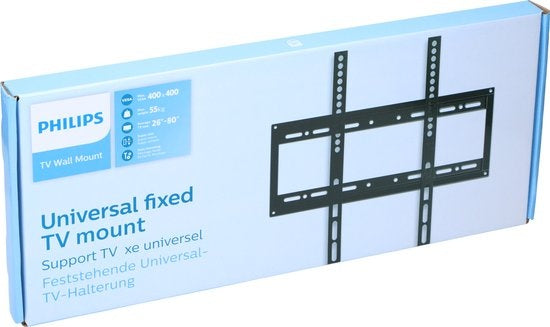 Philips - SQM5226/00 - Fernseher Halterung - 26" bis 70" - Max 55 Kilo - VESA - LCD, LED, OLED und QLED - Schwarz