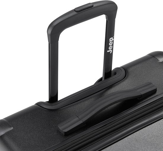 Jeep-Koffer Extra Large 80 cm, erweiterbar, schwarz