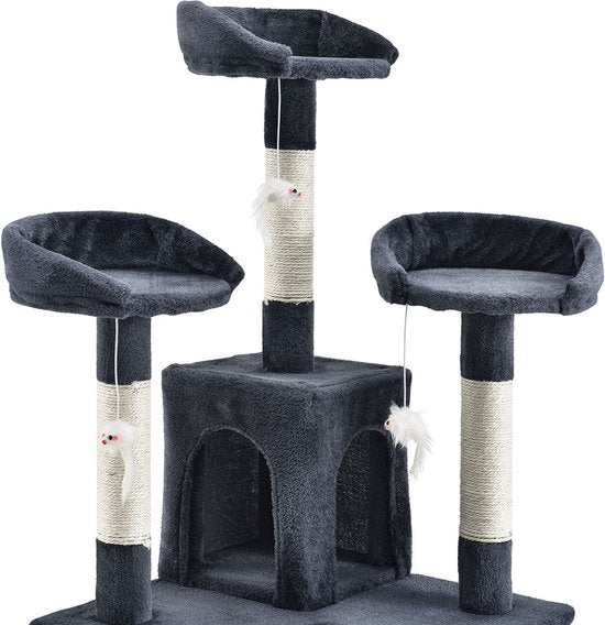Katzenkratzbaum - Amy - Dunkelgrau