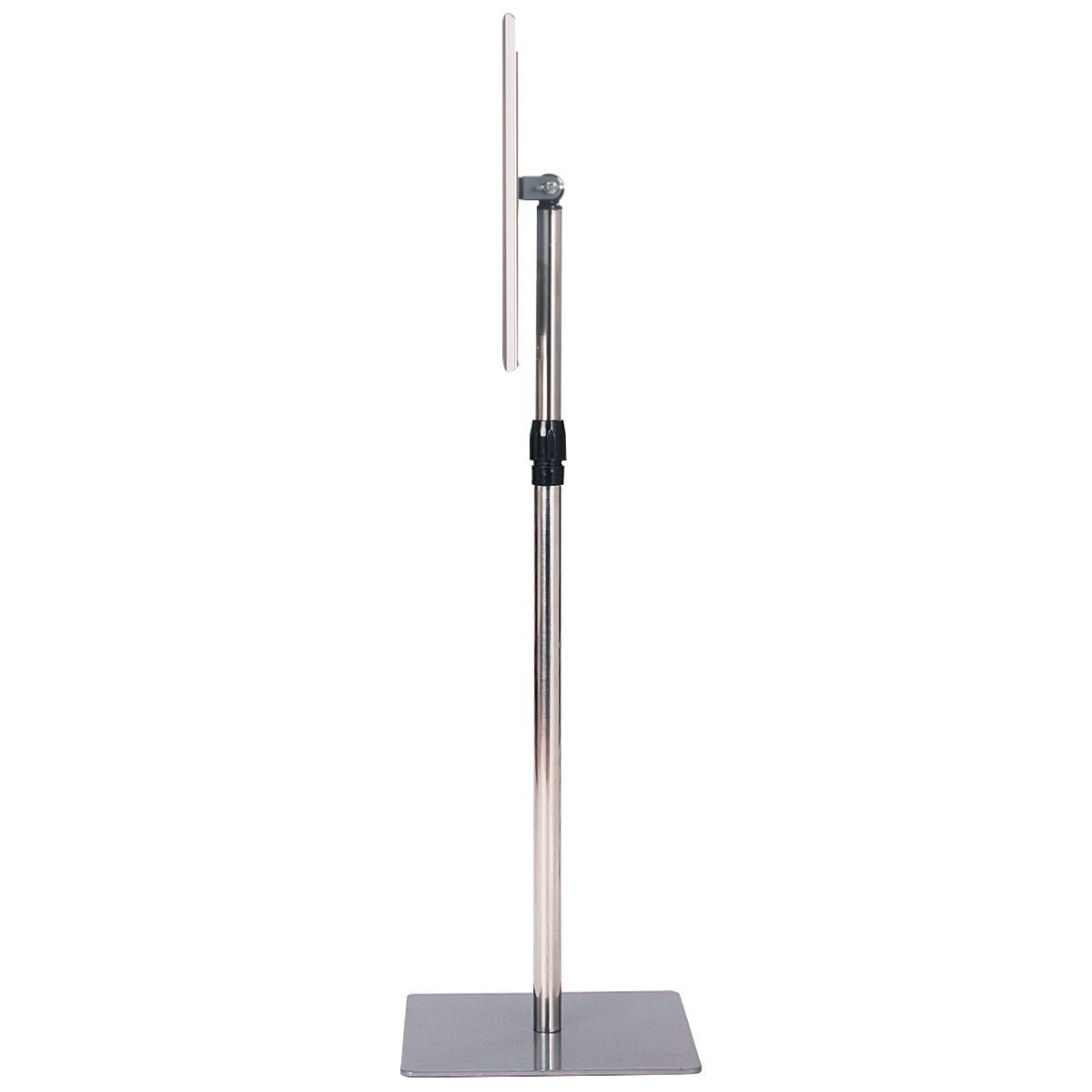 Küsteninformationsständer A4 - verstellbar 73,5-118 cm - silber - 2er Set mit Posterrahmen