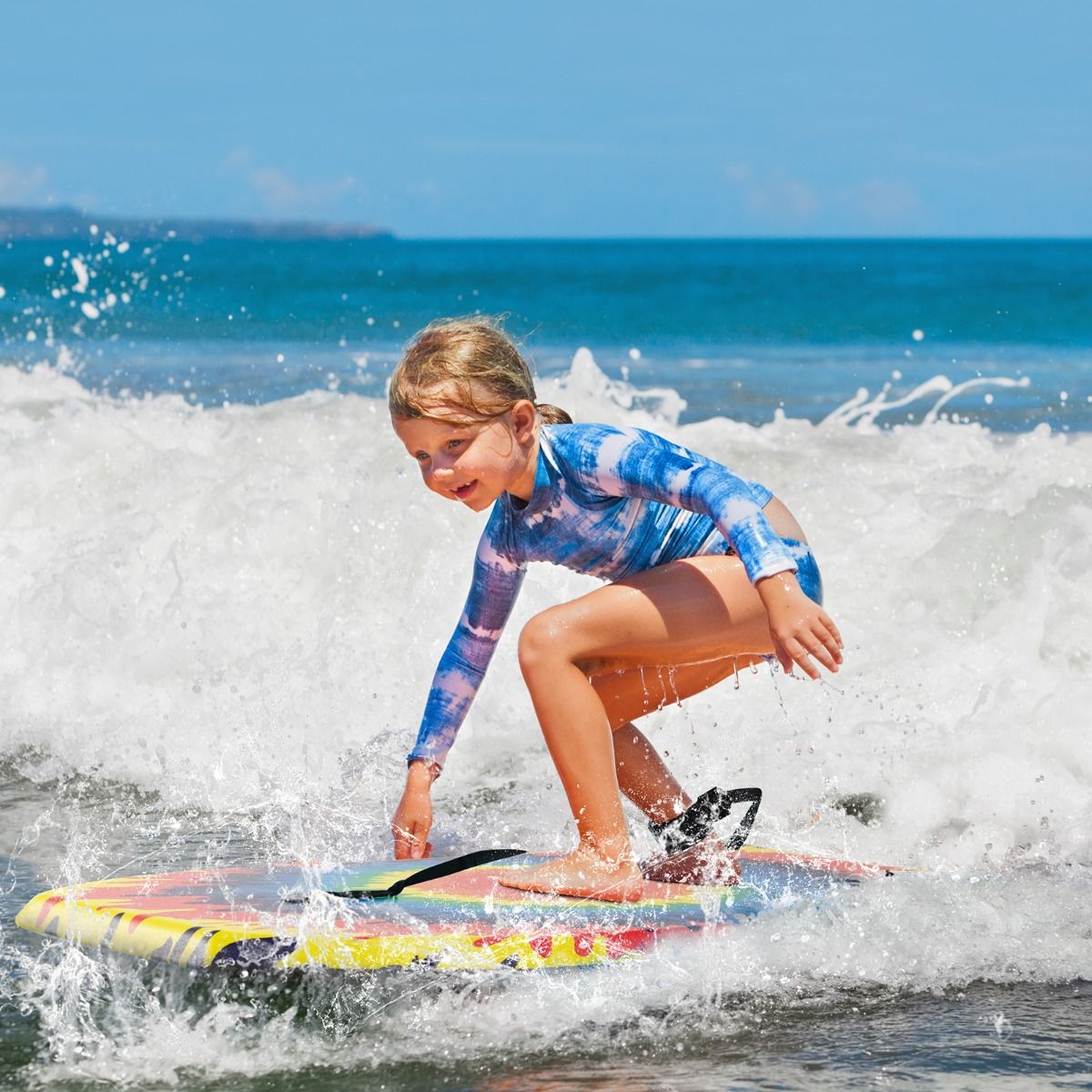 Coast Bodyboard – leicht – halbmondförmige Rückseite – mit Handschlaufe – 104 cm