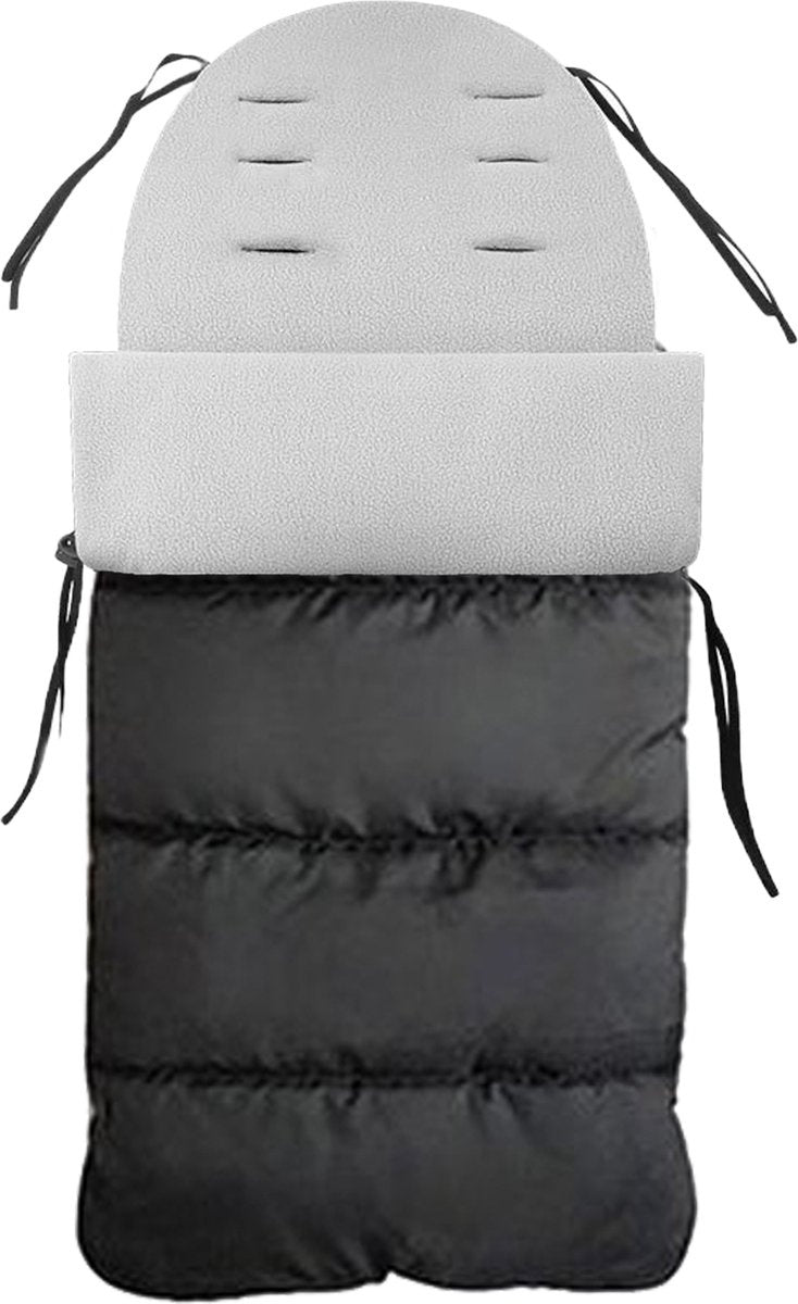 Achaté Fußsack - Für Kinderwagen oder Stuhl - Babyschlafsack - Autositz - Weiß