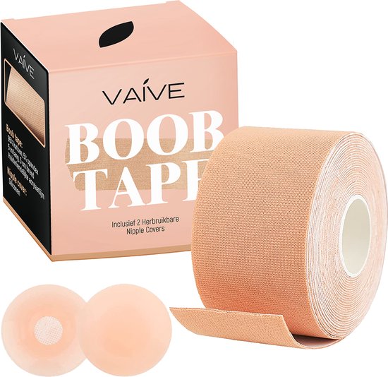VAIVE Brustband mit Brustwarzenabdeckungen - Brustwarzenabdeckungen - Brustwarzenaufkleber - Mode BH Kleid Brust - Brustband