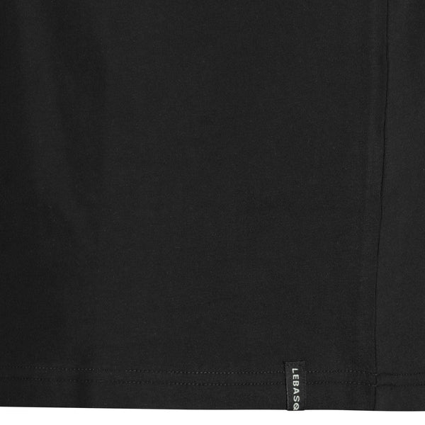 3x LebasQ Fit T-Shirts - Schwarz - V-Ausschnitt - Regular Fit - Größe S - 180g/m²