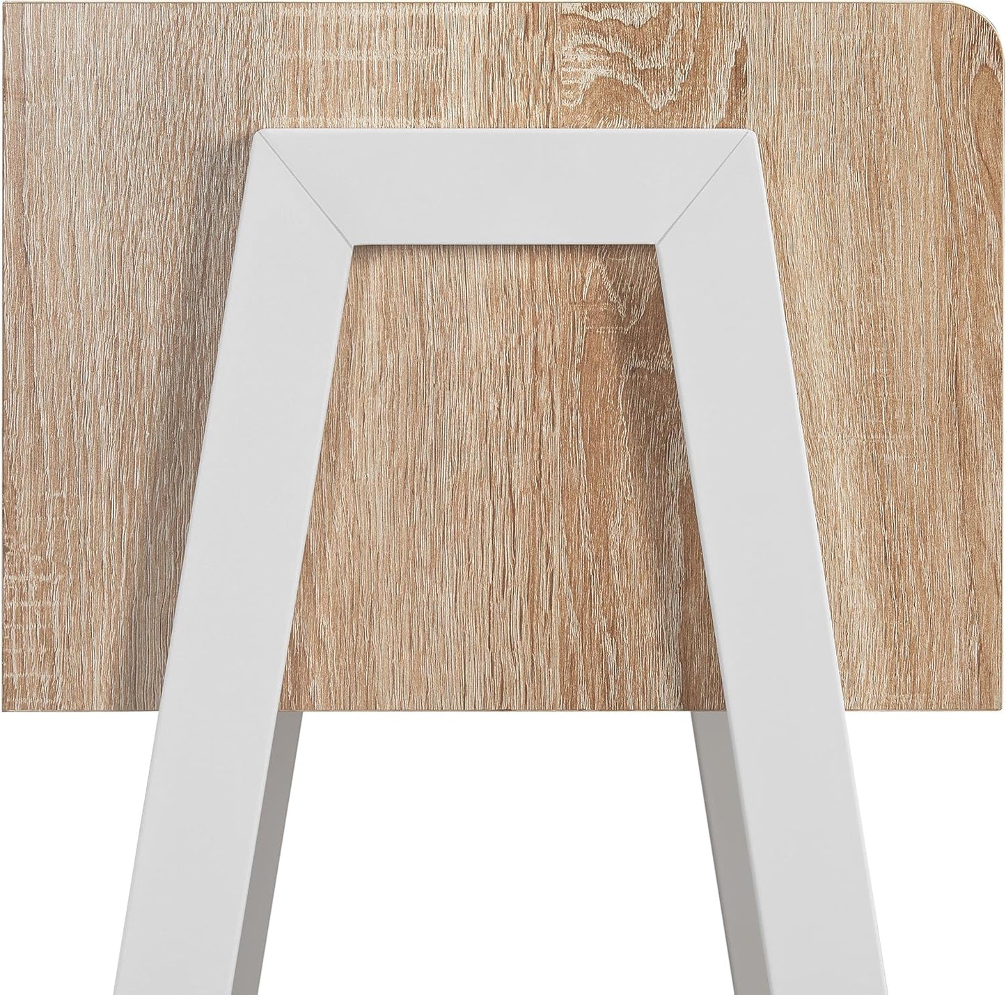 Yaheetech Industrieller Nachttisch – Vintage-Holz – Offenes Fach – 46 x 35 x 52,5 cm