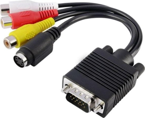 Garpex® Mini DisplayPort zu VGA Adapter - Mini DP zu VGA Kabel - 1080p HD Auflösung - Schwarz