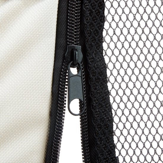 tectake Faltbarer Welpenauslauf - Rosa - 125 x 125 x 64 cm - inkl. Tragetasche