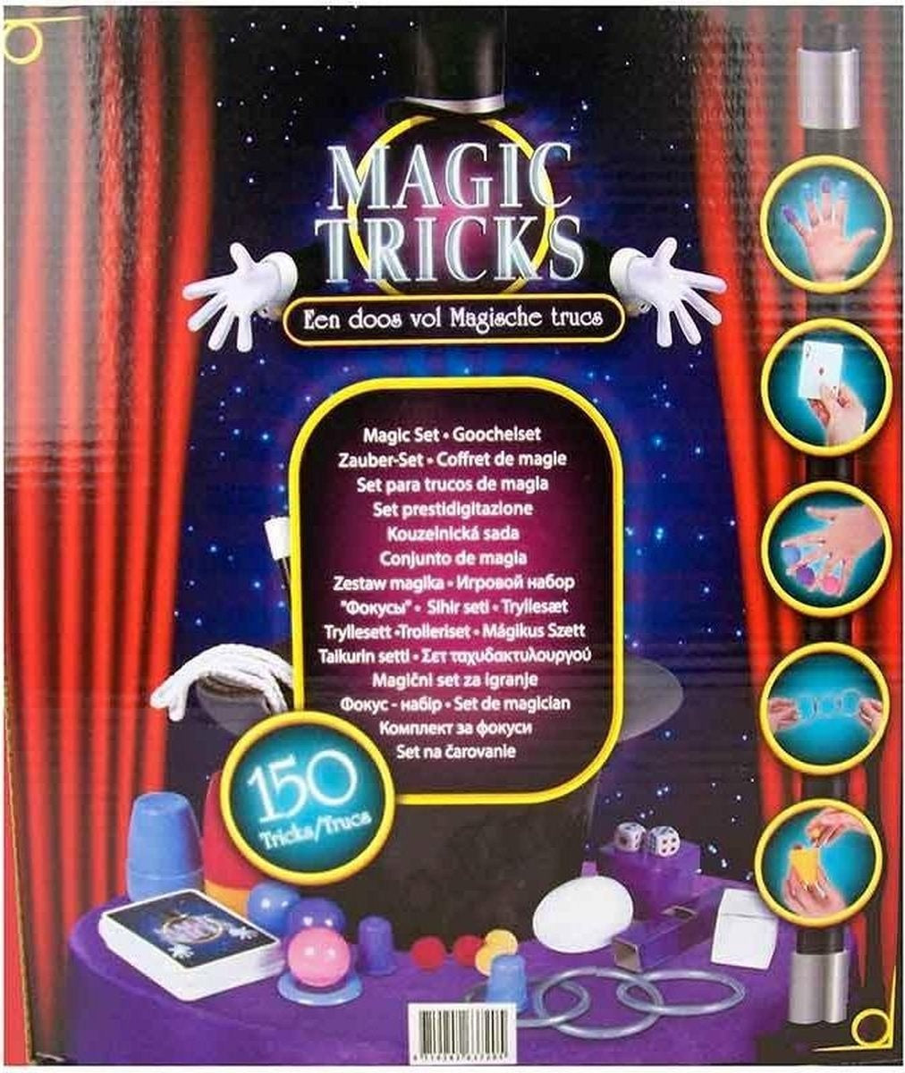 Magischer Zauberkasten mit 150 Tricks