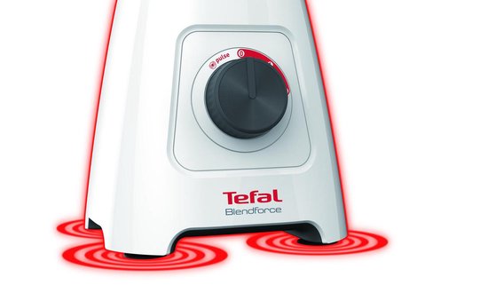 Tefal Blendforce II BL4201 – Mixer – 1,25 l – Smoothie-Mixer – Pulsfunktion – 600 W – Weiß