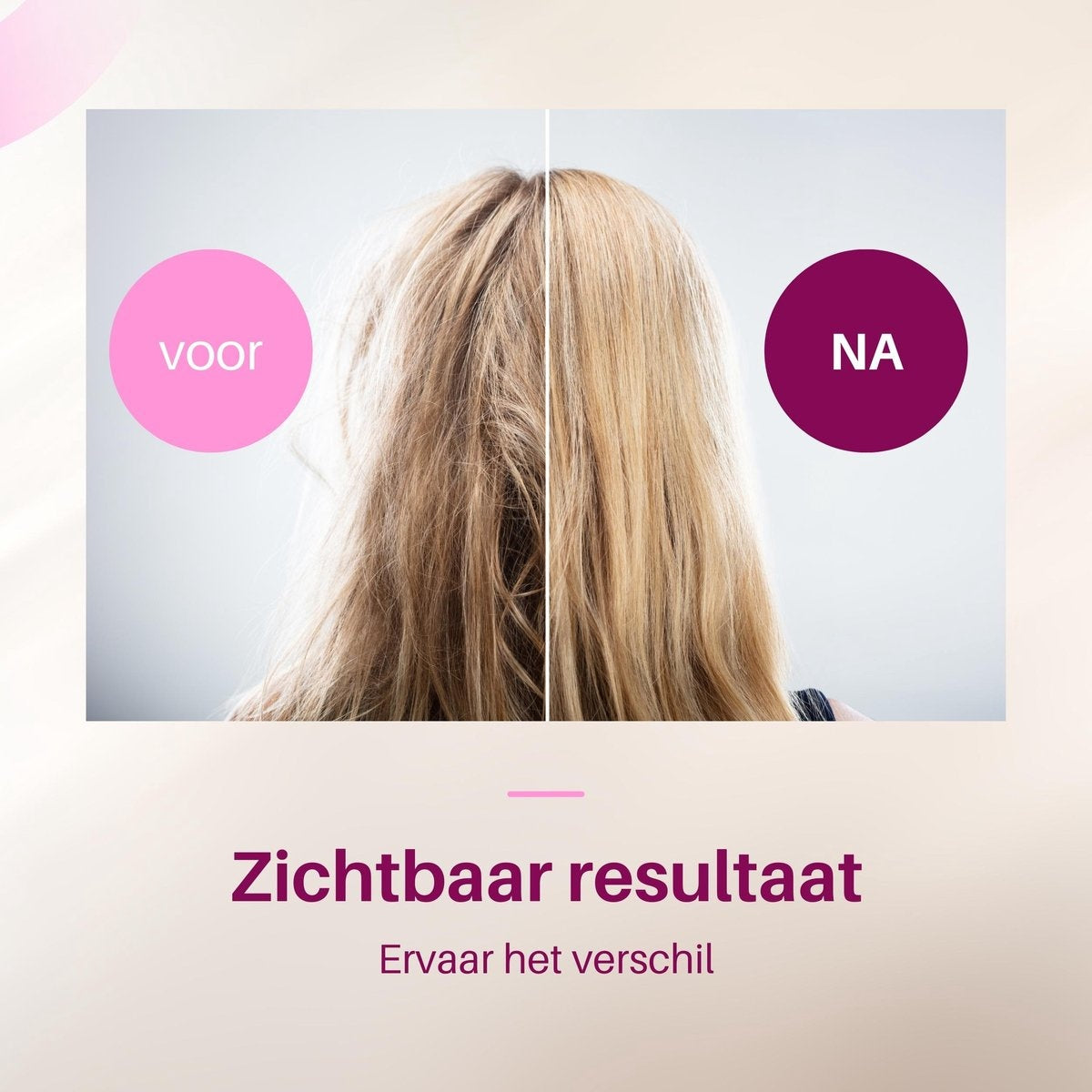 Fineza - Bürstenset für Haartrockner - Schwarz/Pink
