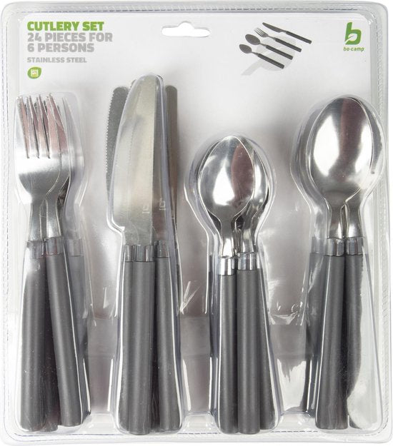Bo-Camp – Besteckset – 24-teilig – 6 Personen