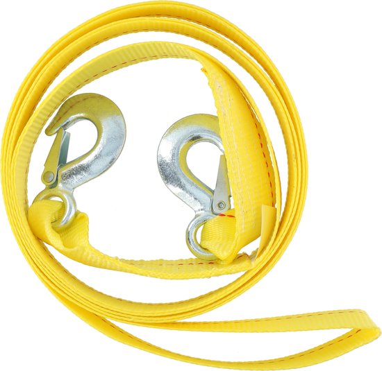 Dunlop Abschleppseil - Max 2000 Kg - 4 Meter lang - Rot