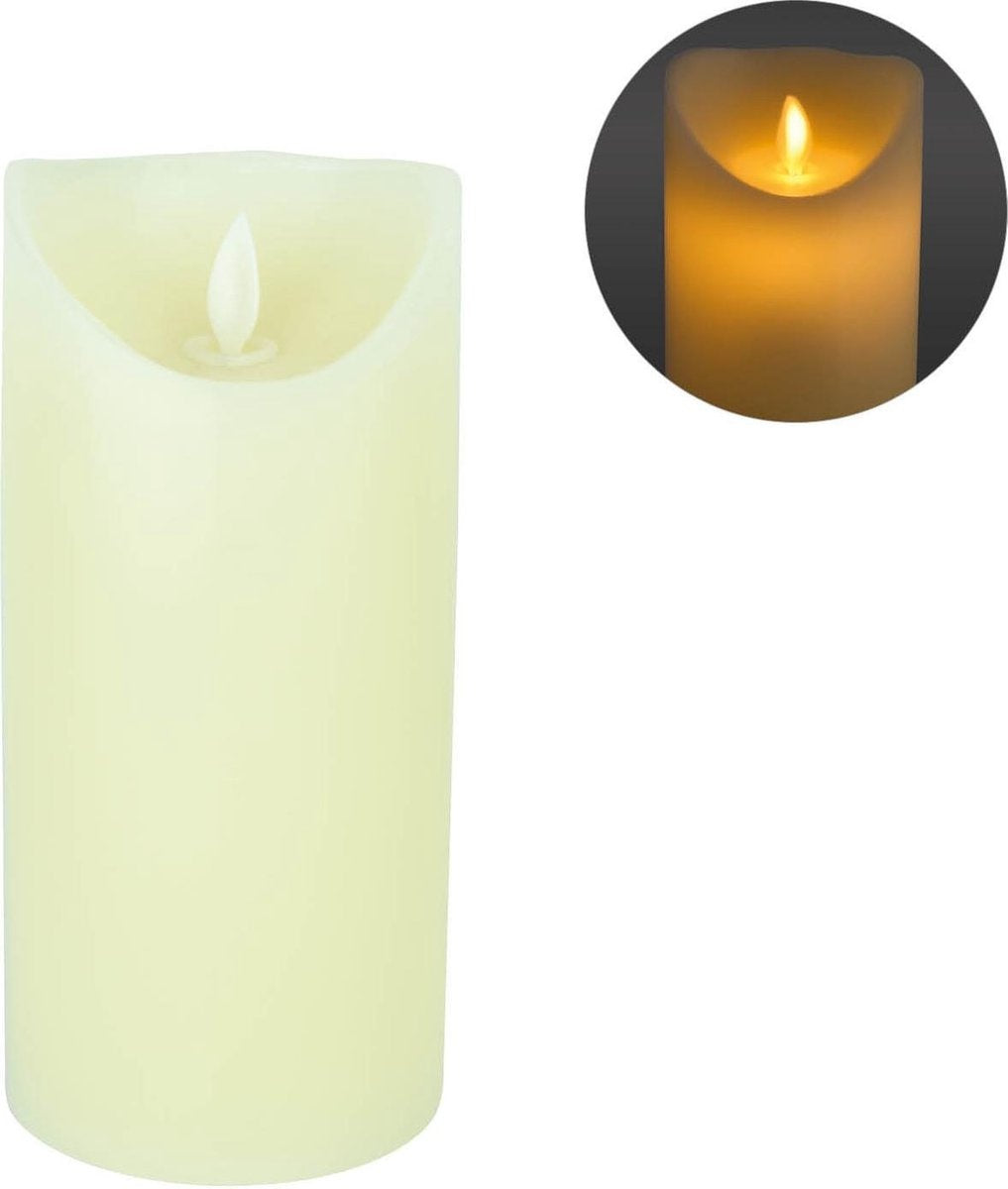 O'DADDY® LED-Kerzen mit beweglicher Flamme - 18cm 8d - Mit Timer und Dimmerfunktion - LED-Kerzen mit Fernsteuerung