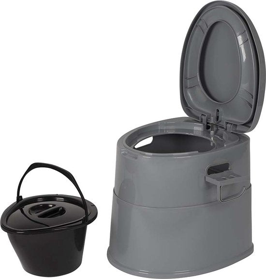 Bo-Camp - Tragbare Toilette teilbar - 7 Liter - Kompakt