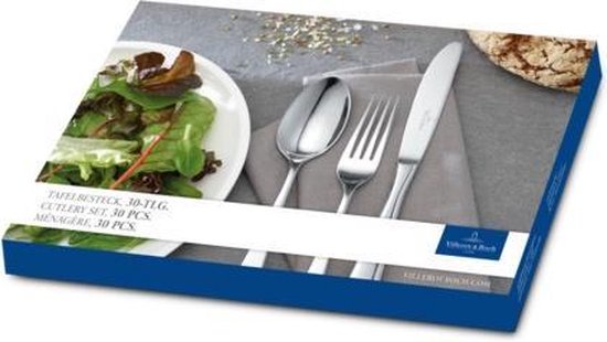 VILLEROY & BOCH - Annalena 18/10 - Besteckset 6 Personen 30 Stück
