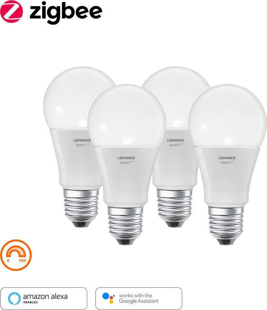 LEDVANCE LED-Lampe - Sockel: E27 - Warmweiß - 27- K - 9 W - SMART+ Classic Dimmbar