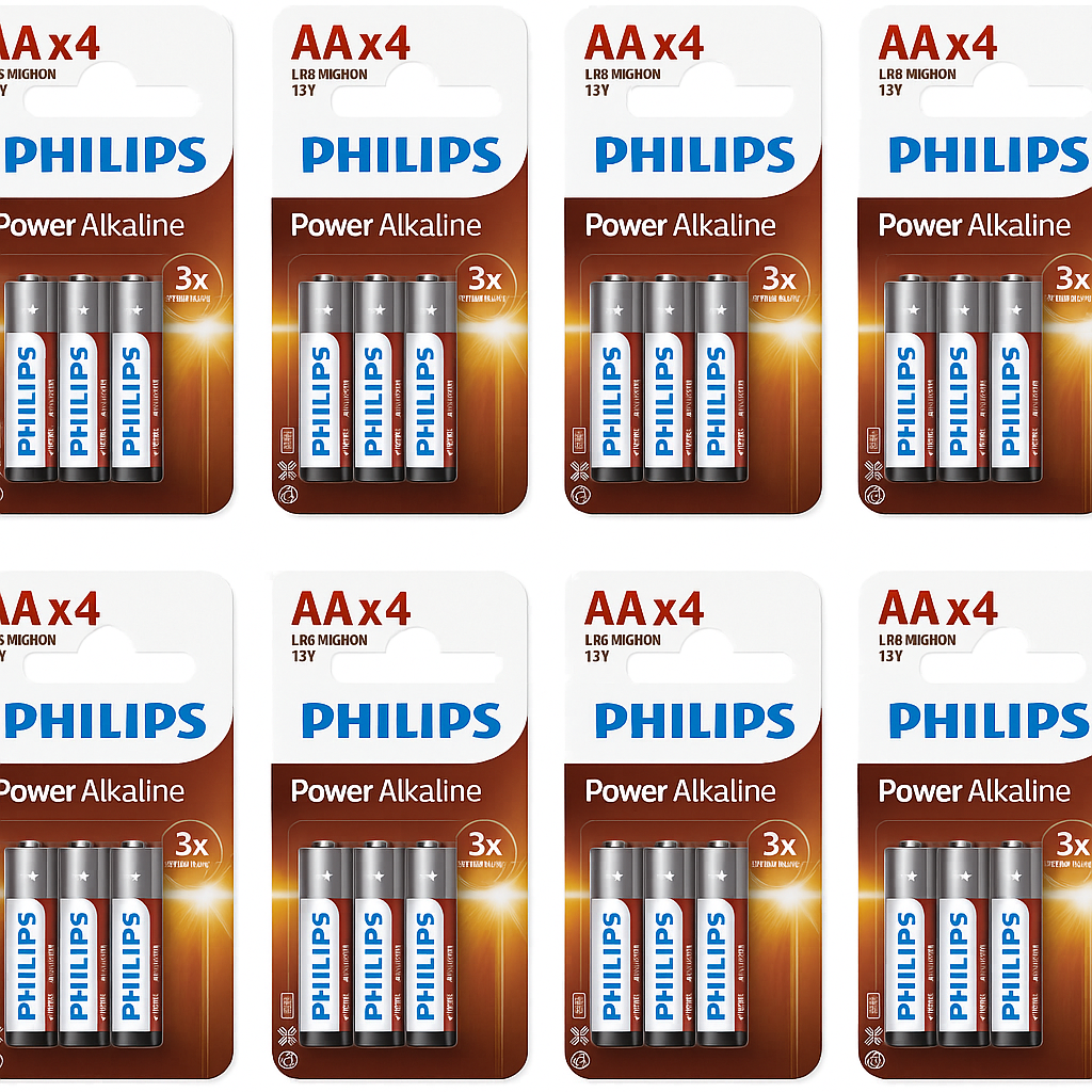 Philips Power Alkaline - AA-Batterien - 16 Stück - Angebotspaket