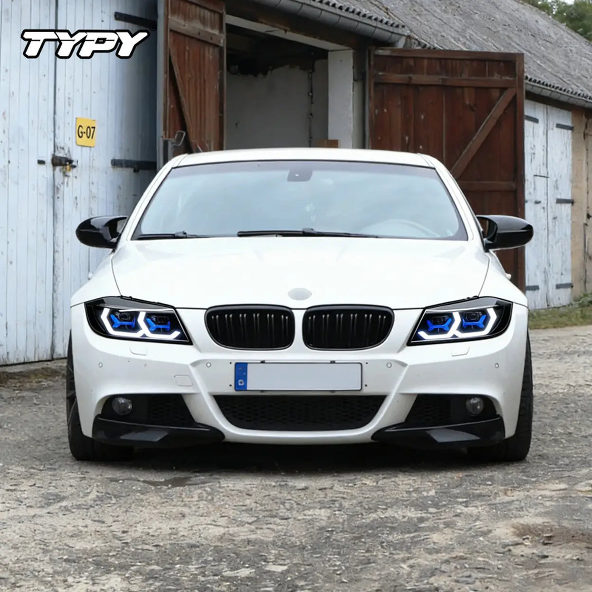TYPY LED-Scheinwerferset für BMW 3er E90 2005–2012 – 2 Stück – Dynamisches Blinklicht