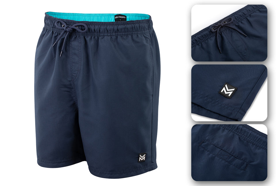 Milanoro - M - Badeshorts – Marineblau