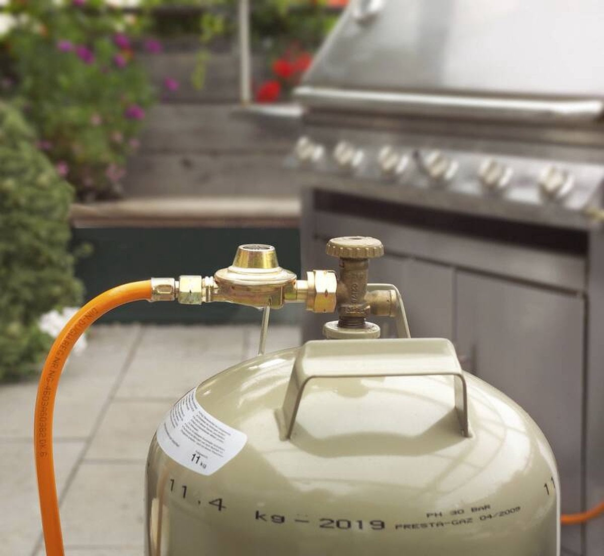 DR114 Druckregler 2,5 bar für Unkrautbrenner und Dachbrenner