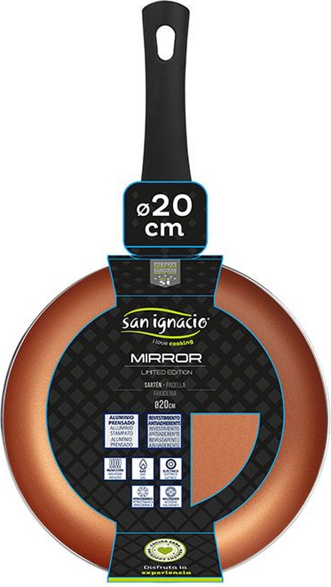 San Ignacio Bratpfanne - 20x4,2 cm - Kupfer