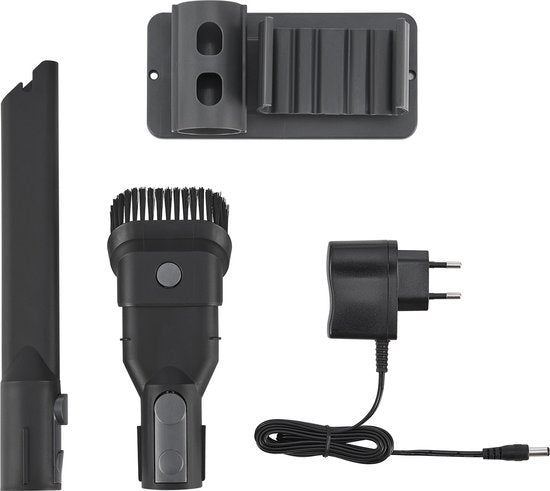 Juskys Akku-Sauger / Staubsauger VC2101 - Grau & Grün - inkl. Zubehör